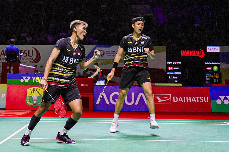 Singkirkan Wakil Jepang, Bagas/Fikri Melaju ke Perempat Final Indonesia Masters 2024 - Bagian 1