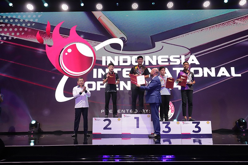 HT Apresiasi Para Juara Kompetisi Biliar Indonesia International Open 2024 - Bagian 4