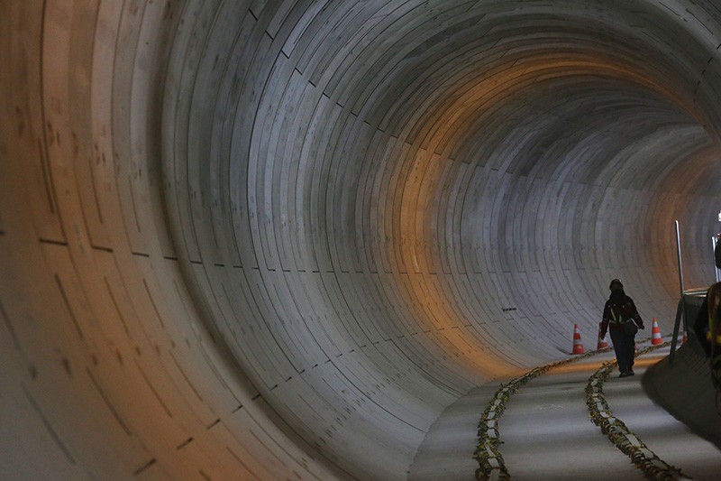 Penampakan Terowongan Bawah Tanah MRT Jakarta Fase 2A - Bagian 4