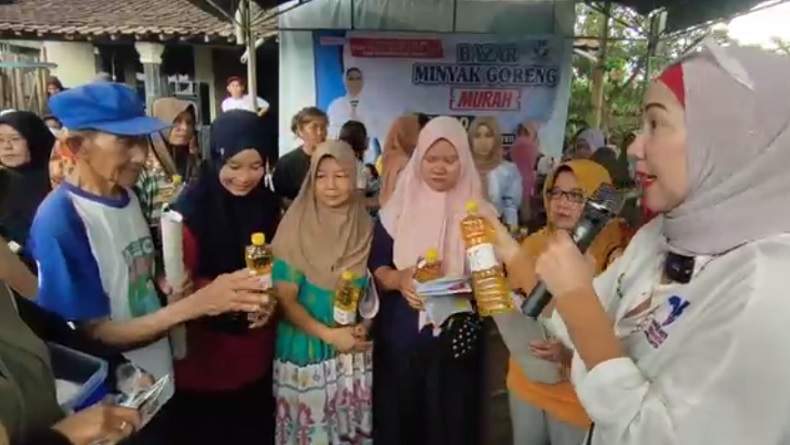 Warga Kediri Berharap Bazar Minyak Goreng Murah Perindo Rutin Digelar