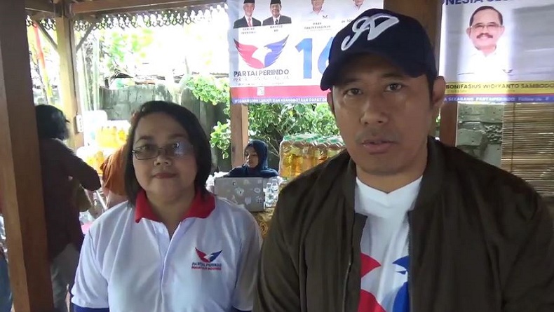 Caleg Partai Perindo Aswin Hudayan Sebut Bazar Murah di Sleman Bantu 500 Warga