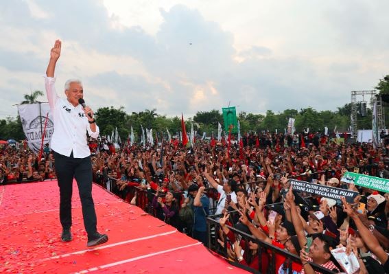 Kampanye Terbuka di Kulonprogo, Ganjar Komitmen Wujudkan Sekolah Gratis 12 Tahun