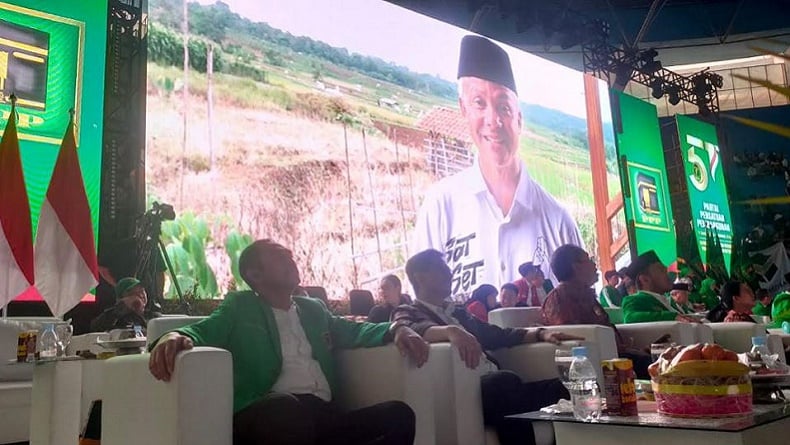 Harlah PPP, Ganjar Pranowo Puji Mardiono dan Sandiaga Intens Kampanyekan Capres Nomor 3