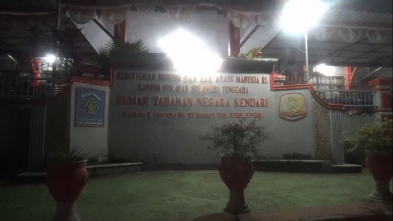 Napi Rutan Kendari Kabur saat Bersihkan Tandon Air