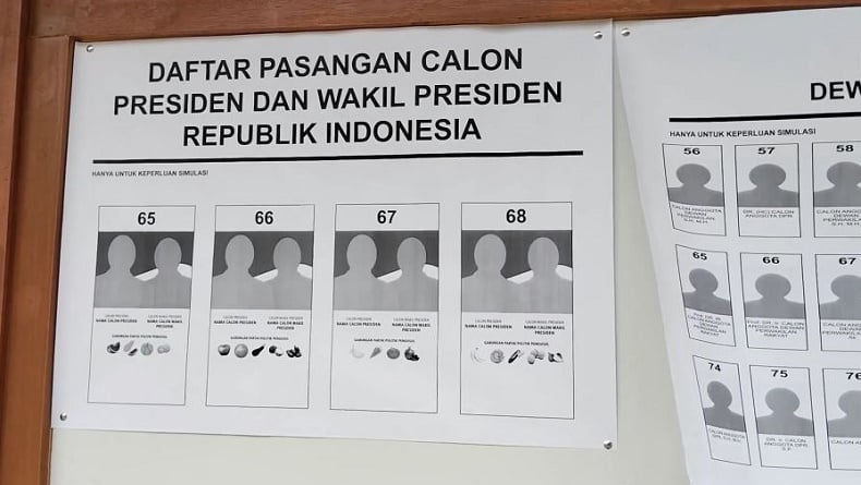 title Simulasi Surat Suara Pilpres 2024 di Lebak Tampilkan 4 Paslon, Warga Bingung Simulasi Surat Suara Pilpres 2024 di Lebak Tampilkan 4 Paslon, Warga Bingung