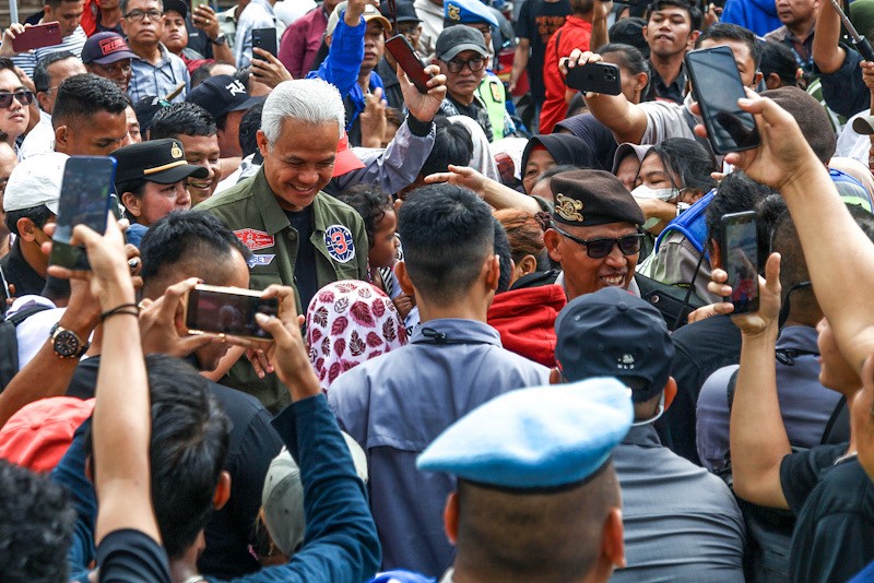 Ganjar Blusukan ke Pasar KM 5 Palembang - Bagian 3