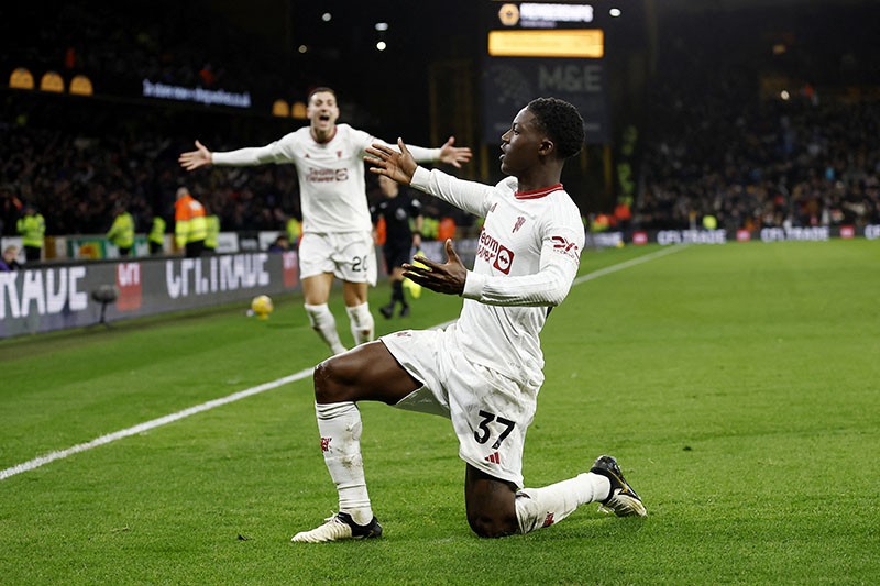 Ekspresi Pemain Manchester United Susah Payah Bungkam Wolves - Bagian 1