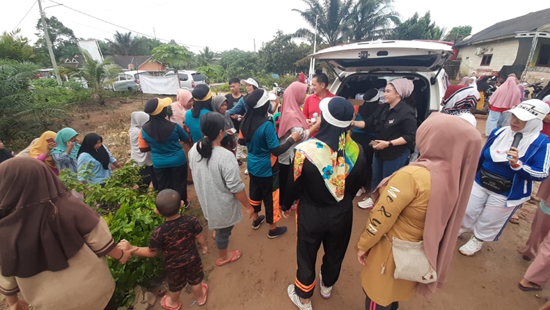 Senam dan Pemeriksaan Kesehatan Gratis Partai Perindo di Bangka Disambut Antusias Warga
