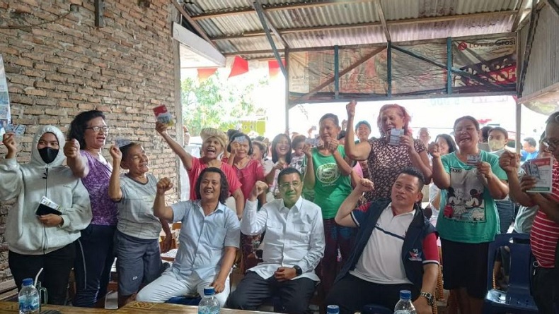 Partai Perindo Gelar Bazar Murah di 4 Lokasi di Medan, Dihadiri Para Caleg