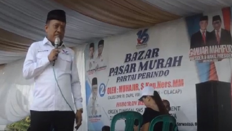 Caleg Partai Perindo Muhajir Tegaskan Bazar Murah Minyak Goreng untuk Bantu Rakyat