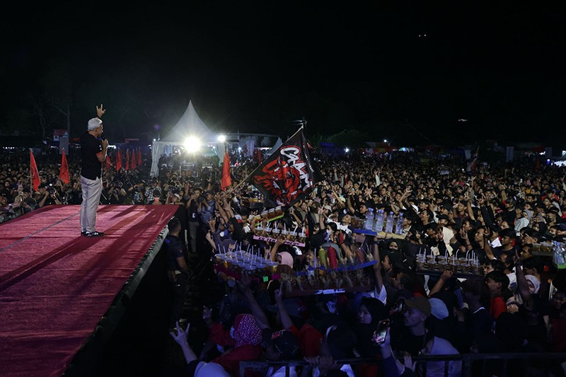Ganjar Berpesan kepada Rakyat, Jaga Perdamaian dan Gunakan Hak Pilih Tanpa Takut Ditekan - Bagian 3