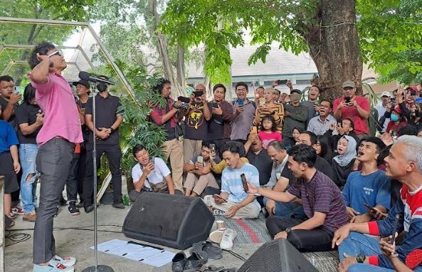 Slank Bawakan Lagu Anti-Korupsi dan HAM, Bimbim: Semoga Diteruskan Pak Ganjar