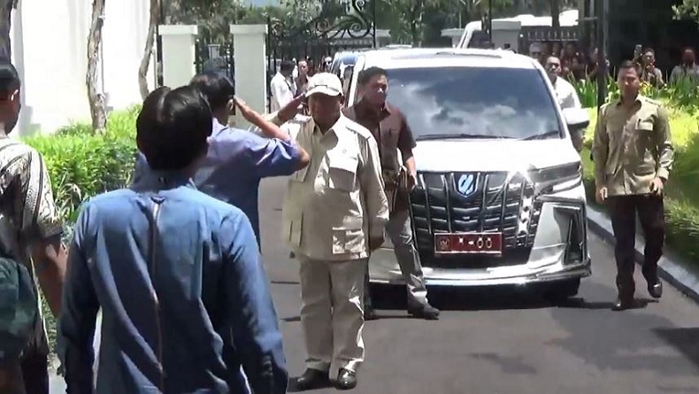 Prabowo Temui SBY di Pacitan: Saya Junior Melapor ke Senior