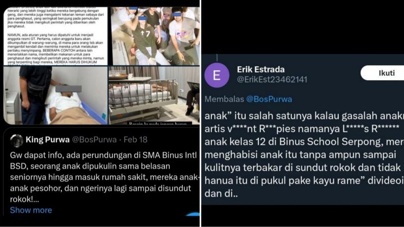 Viral Kasus Perundungan Di SMA Binus Serpong, Anak Artis Ini Diduga ...