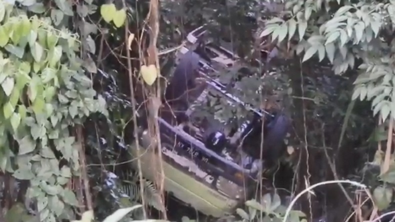 Kecelakaan Truk Terjun ke Jurang di Karangasem Bali, Sopir Luka Serius
