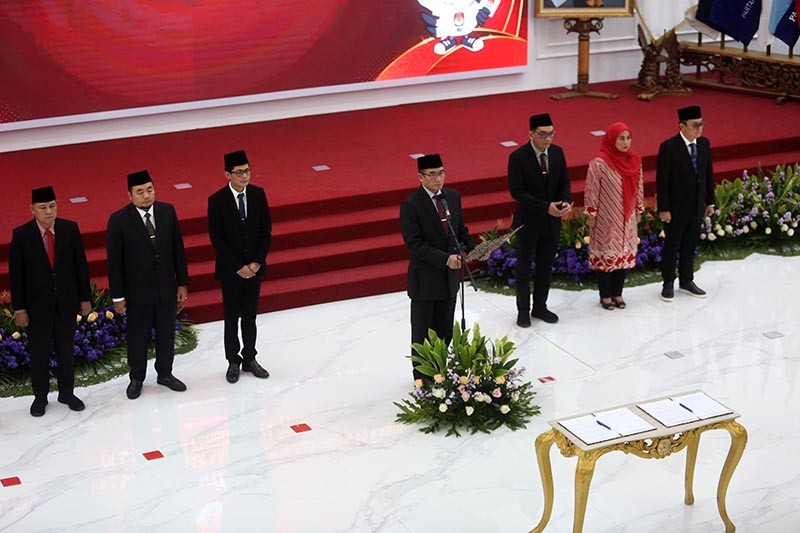 Pelantikan 77 Anggota KPU Kabupaten/Kota Periode 2024-2029 - Bagian 3