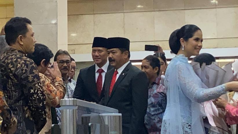 Ekspresi AHY Dilantik Jokowi jadi Menteri ATR/BPN Gantikan Hadi Tjahjanto - Bagian 4