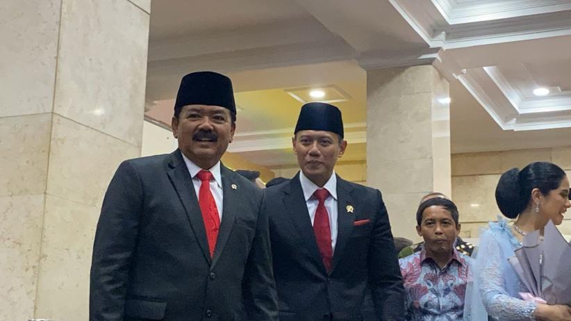 Ekspresi AHY Dilantik Jokowi jadi Menteri ATR/BPN Gantikan Hadi Tjahjanto - Bagian 2