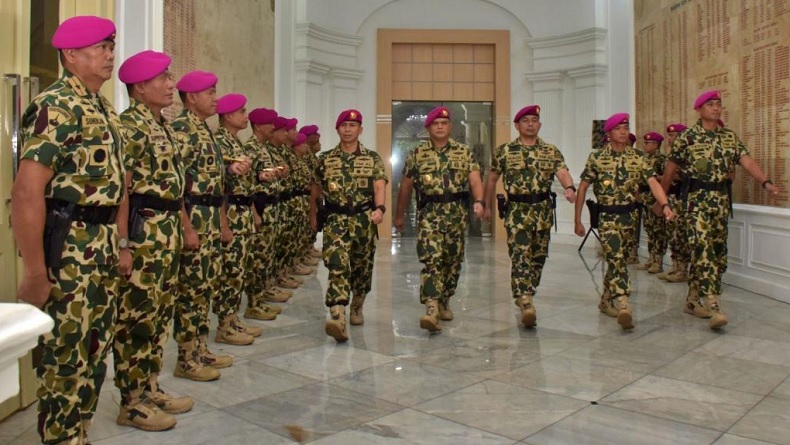 3 Jabatan Strategis Korps Marinir Berganti, Pelantikan Dilaksanakan di Mako Kormar