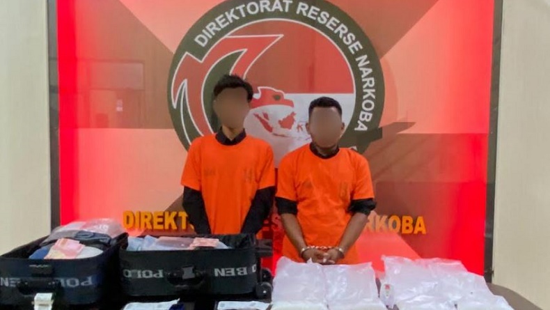 Kurir Narkoba Jaringan Aceh-Sulawesi Ditangkap di Bandara Kualanamu, Sabu 3,8 Kg Disita