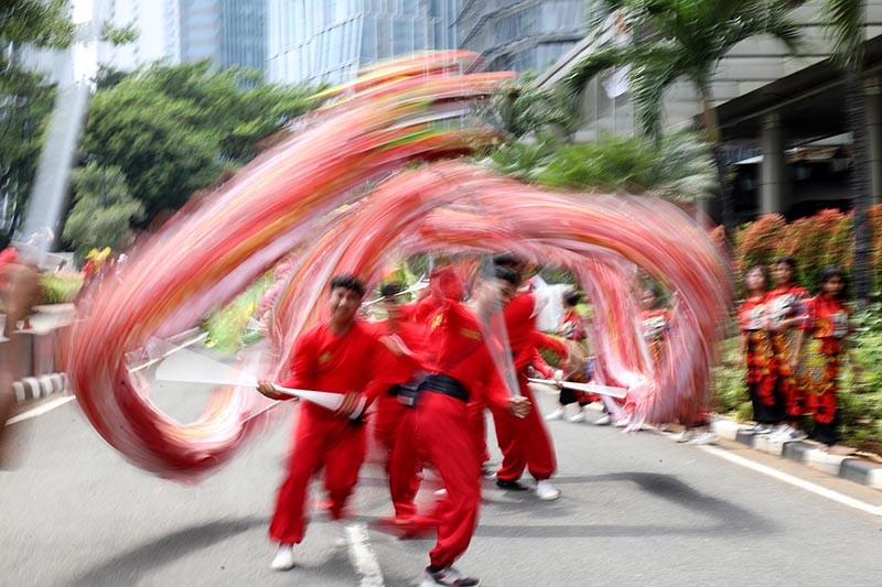 Kirab Budaya Meriahkan Festival Cap Go Meh di Pusat Bisnis Jakarta - Bagian 2