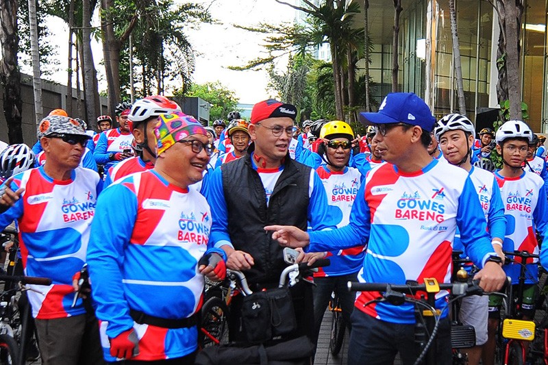 500 Peserta Gowes Bareng Meriahkan HUT ke-74 BTN - Bagian 4