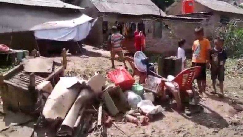 Tembok Gudang Pupuk di Bandar Lampung Roboh usai Dihantam Banjir, 10 Rumah Rusak