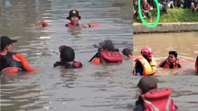 title Viral Bocah Dilaporkan Tenggelam di Brebes Terekam Warga Nonton Proses Pencarian, Ini Kata Polisi Viral Bocah Dilaporkan Tenggelam di Brebes Terekam Warga Nonton Proses Pencarian, Ini Kata Polisi