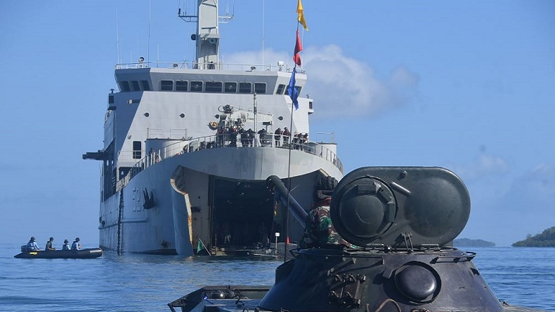 Tingkatkan Kemampuan, Satuan Kapal Amfibi Koarmada III Latihan Embarkasi-Debarkasi
