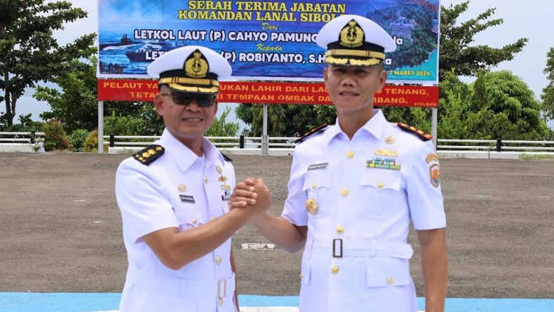 title Sertijab, Letkol Laut Robiyanto Jabat Komandan Lanal Sibolga Sertijab, Letkol Laut Robiyanto Jabat Komandan Lanal Sibolga