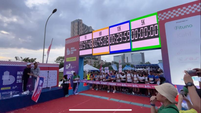 Fituno Ajak Masyarakat Hidup Sehat Lewat Bekasi Marathon 2024 - Bagian 1