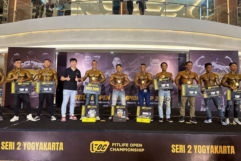 Hadirkan Kembali FOC, FITlife Apresiasi Para Atlet Binaraga dan Fitness Antusias di Yogyakarta - Bagian 2
