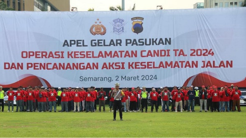Hari Pertama Operasi Keselamatan Candi, 4.088 Pengendara di Jateng Ditilang