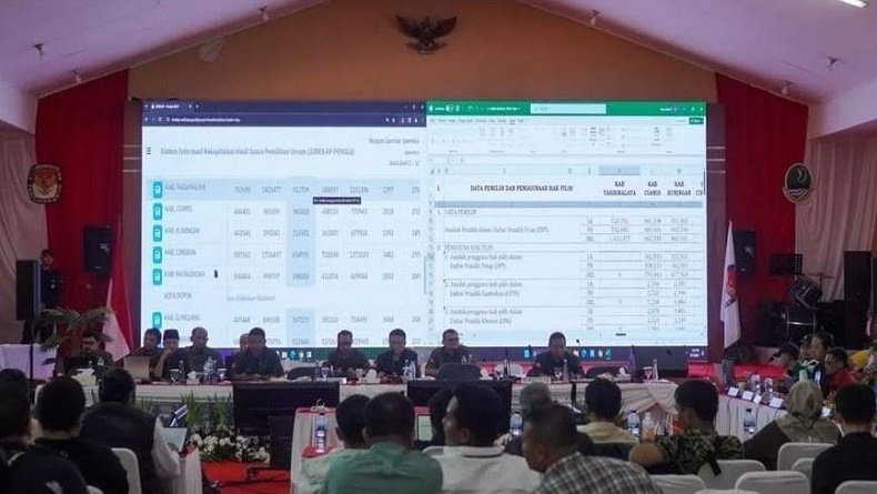 Saksi Ganjar-Mahfud di Jabar Tolak Teken Berita Acara Rekapitulasi Suara Pilpres 2024