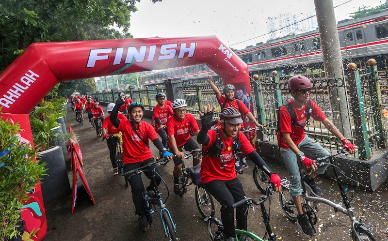 KAI commuterline Bangun Fasilitas Parkir Sepeda Gratis bagi Penumpang - Bagian 3