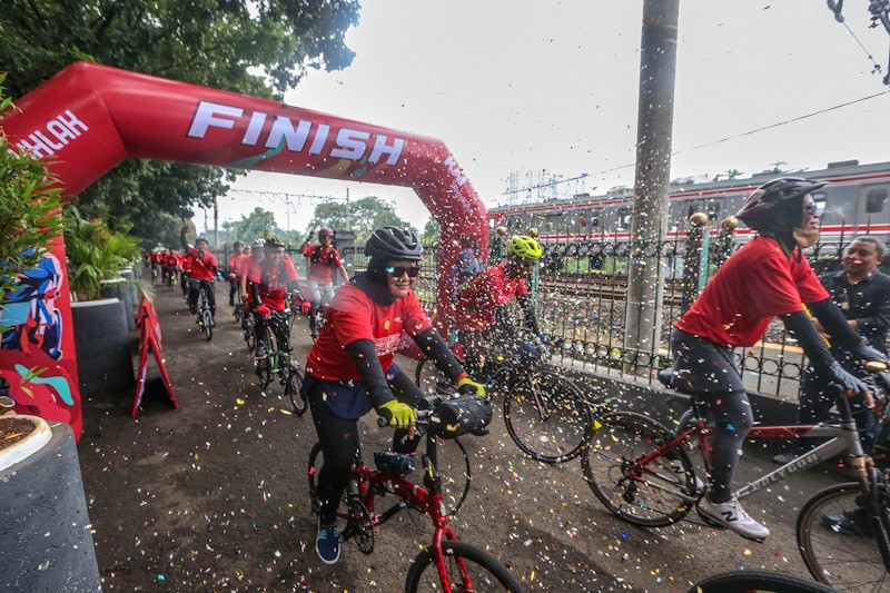 KAI commuterline Bangun Fasilitas Parkir Sepeda Gratis bagi Penumpang - Bagian 4