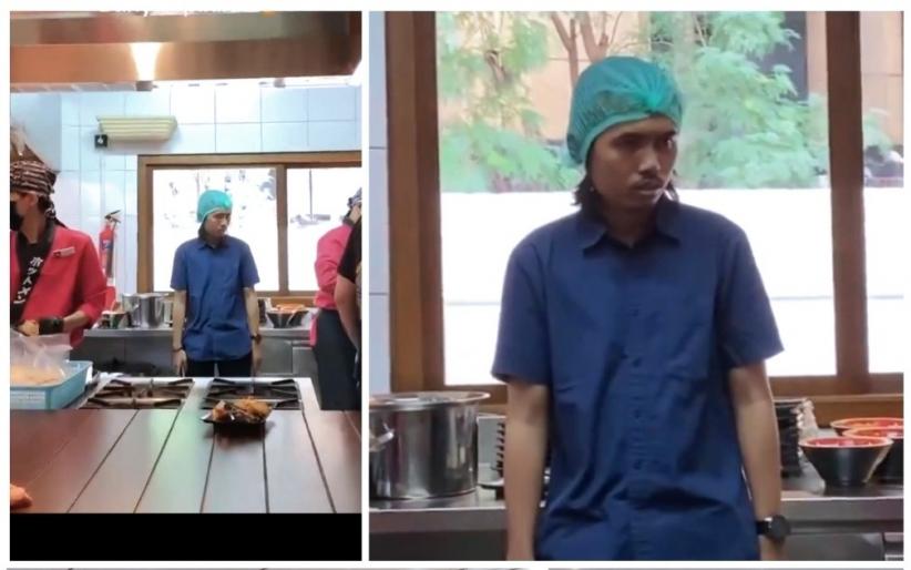 Viral Pria Mirip Duta Sheila On 7 Berdiri di Dapur, Netizen: Seberapa Pantaskah Kau Ku Tunggu