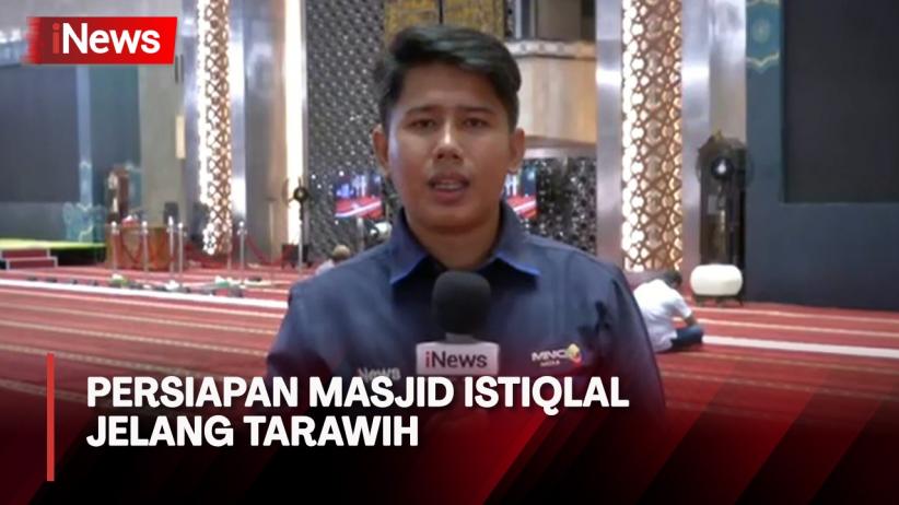 Masjid Istiqlal Bersiap Jelang Tarawih Perdana