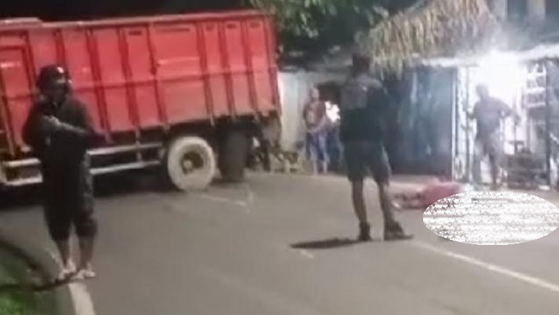 Motor dan Truk Tabrakan di Tikungan Cikidang Sukabumi, 1 Orang Tewas