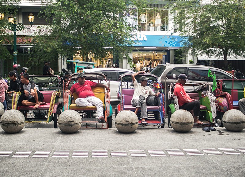 Potret Transportasi Tradisional di Jalan Malioboro Yogyakarta - Bagian 1