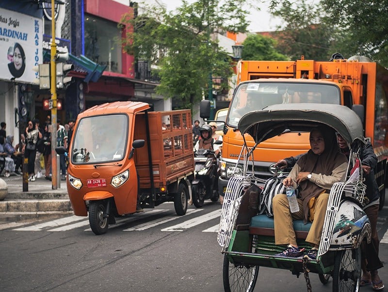 Potret Transportasi Tradisional di Jalan Malioboro Yogyakarta - Bagian 3