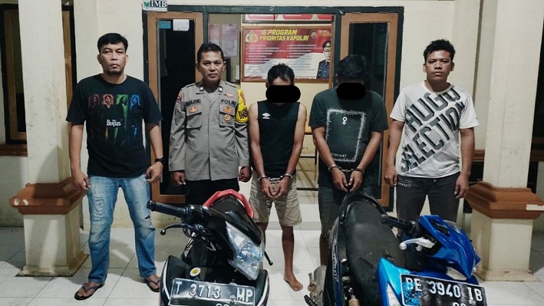 2 Begal Motor Berpistol Di Lampung Ditangkap, Ternyata Senjata Mainan