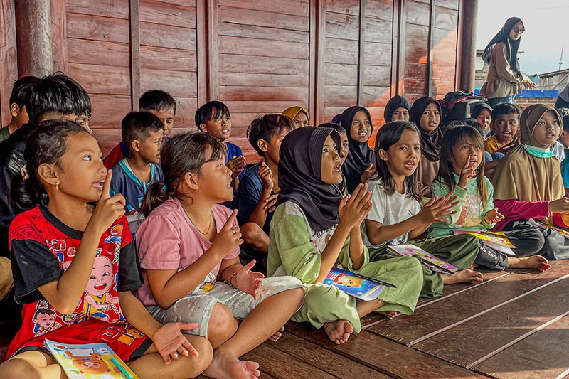 Antusiasme Anak Pesisir Jakarta Ikuti Kelas Jurnalis Cilik - Bagian 3
