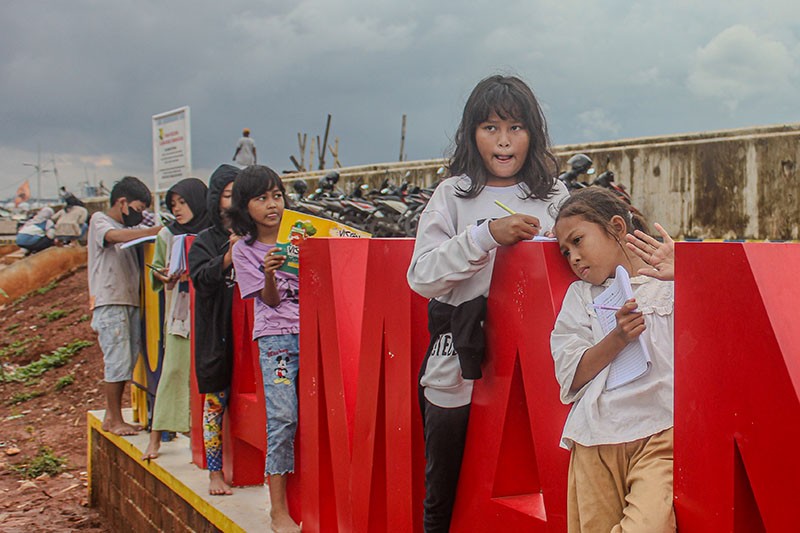 Antusiasme Anak Pesisir Jakarta Ikuti Kelas Jurnalis Cilik - Bagian 5