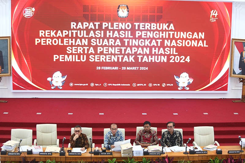 Suasana Pengesahan Suara Pilpres 2024 pada 36 Provinsi Tingkat Nasional - Bagian 2