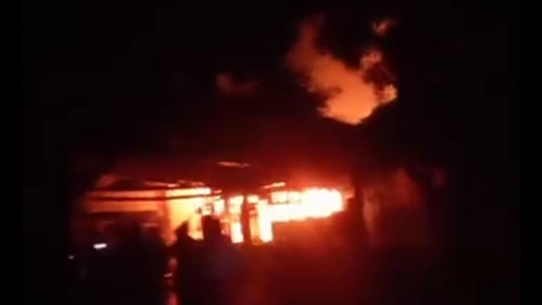 Kebakaran Asrama SMP di Lampung Timur, Santri Kaget Pulang Tarawih Lihat Kobaran Api