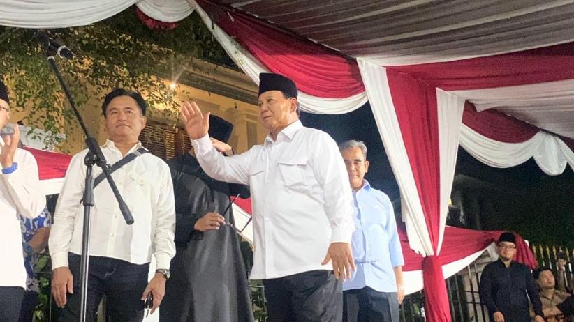 Ekspresi Prabowo Menang Pilpres 2024 - Bagian 1