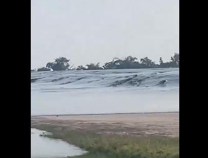 Bledug Cangkring di Grobogan Semburkan Lumpur usai Gempa Tuban M6,5