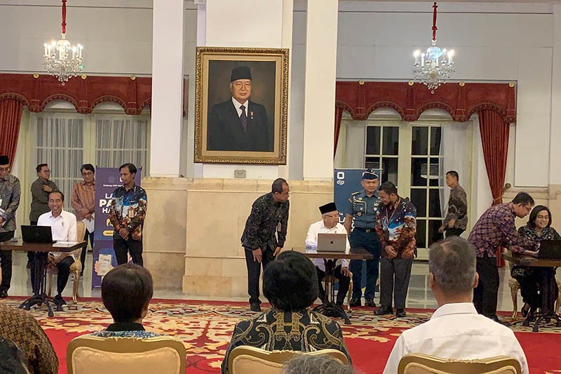 Momen Jokowi-Ma'ruf dan Para Menteri Lapor SPT Pajak - Bagian 3