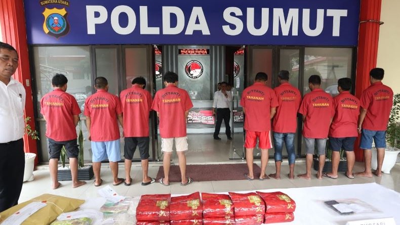 Polisi Tangkap Kurir Narkoba Jaringan Malaysia di Asahan, Dijanjikan Upah Rp30 Juta